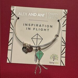 Alex and Ani Silver Inspirational Bracelet